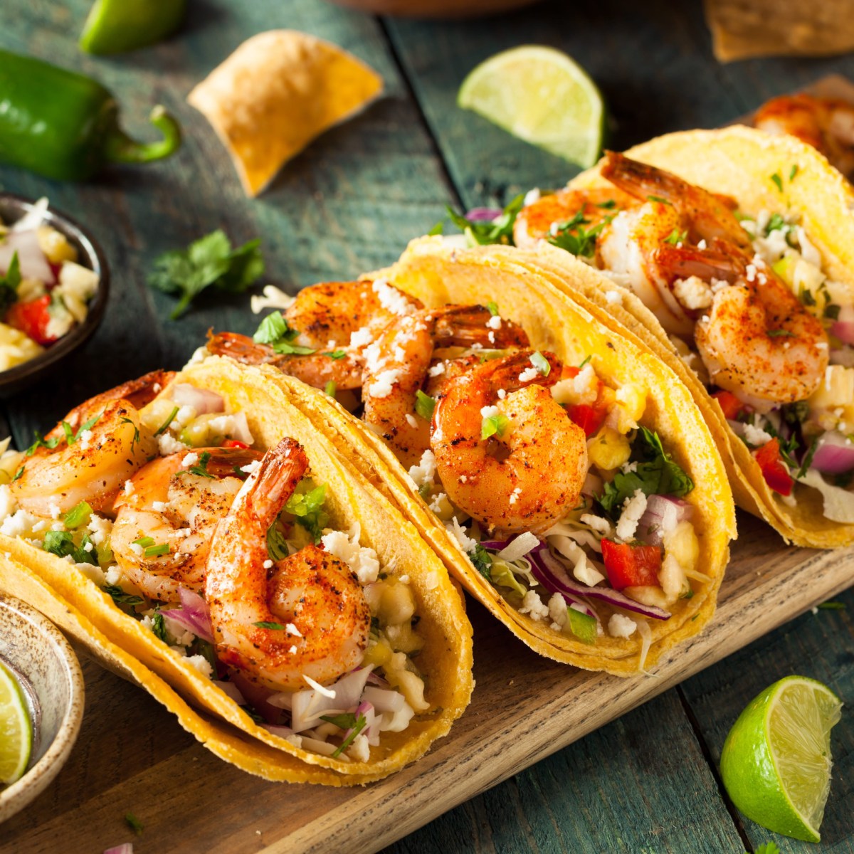 Spicy Shrimp Tacos